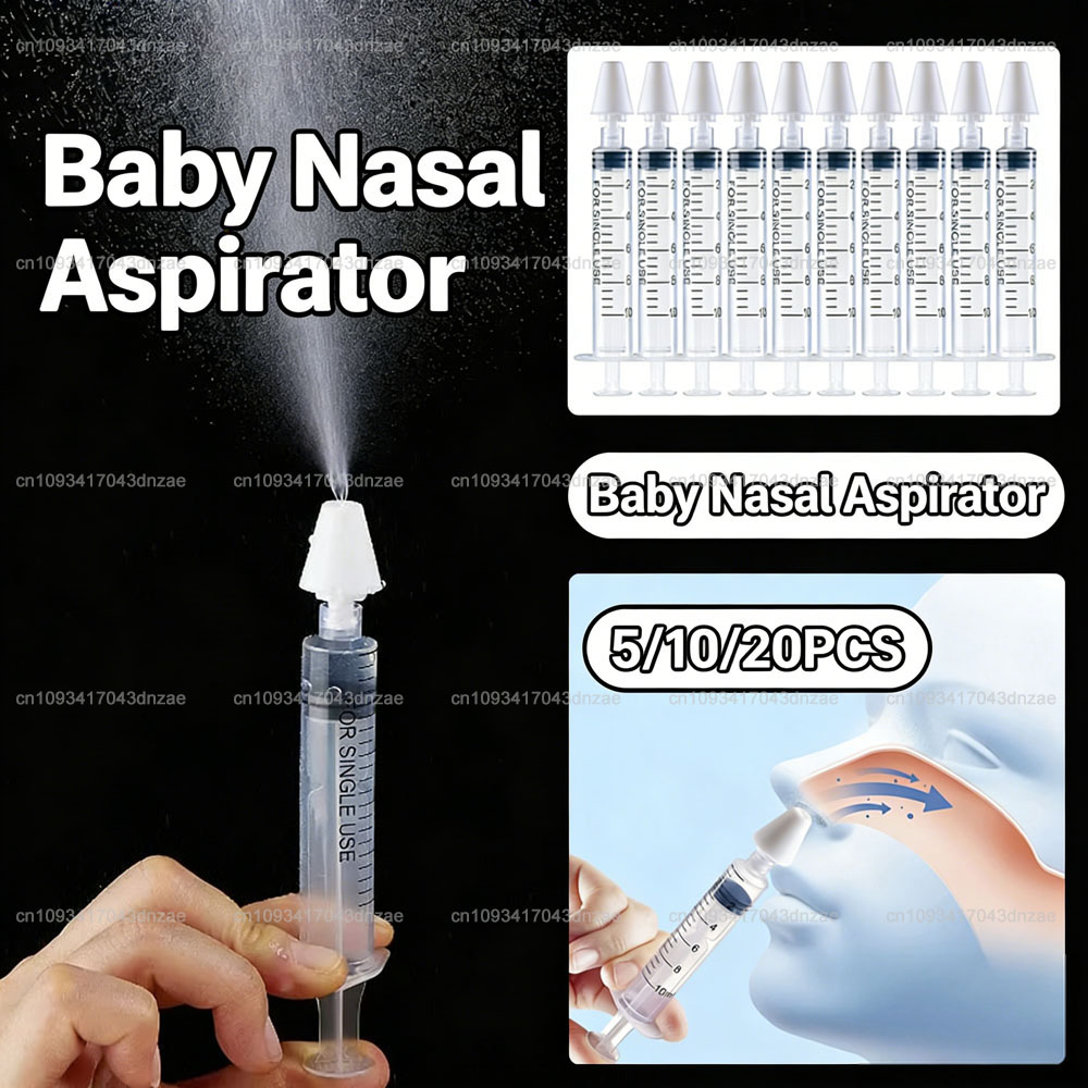 Nasal Aspirator - Aspirateur nasal pour bébé avec seringue,
