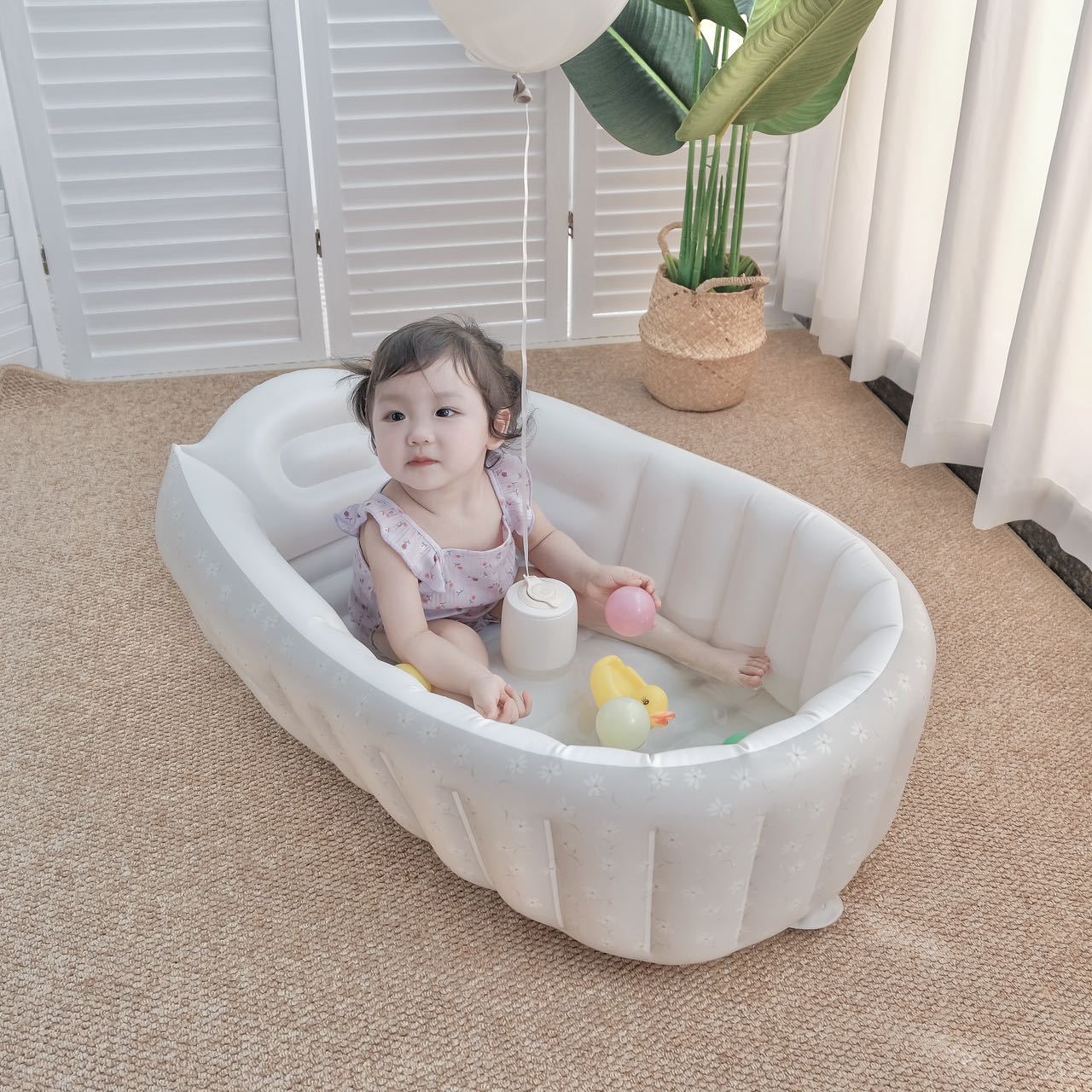Baby Products For Newborn - Baignoire gonflable de dessin animé pour
