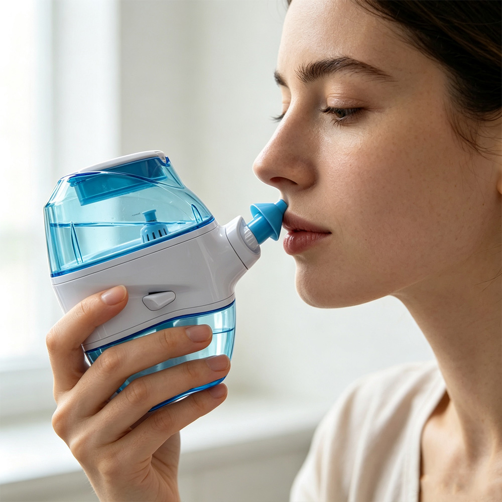 Nasal Aspirator - Nettoyeur nasal électrique rechargeable, irrigateur nasal,