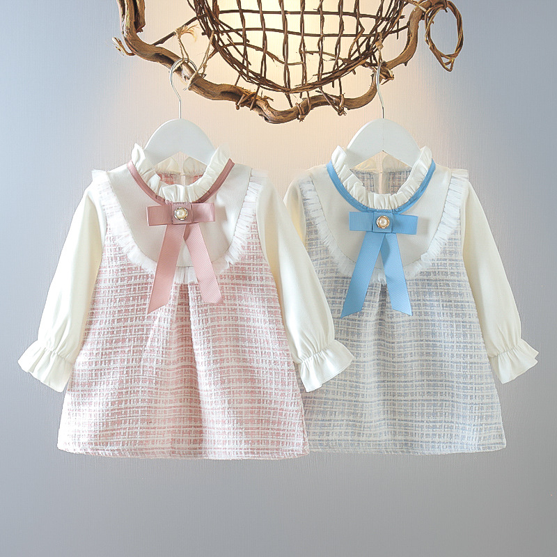 Baby Products For Newborn - Robe à carreaux pour bébé fille,