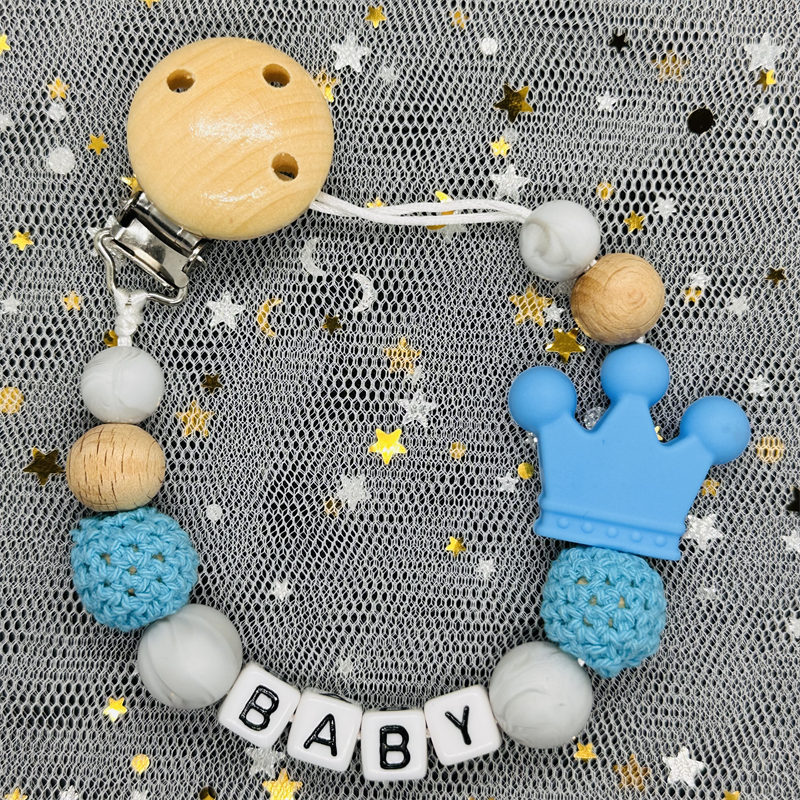 Attache-sucette en bois de hêt - Baby Products For Newborn avis et prix