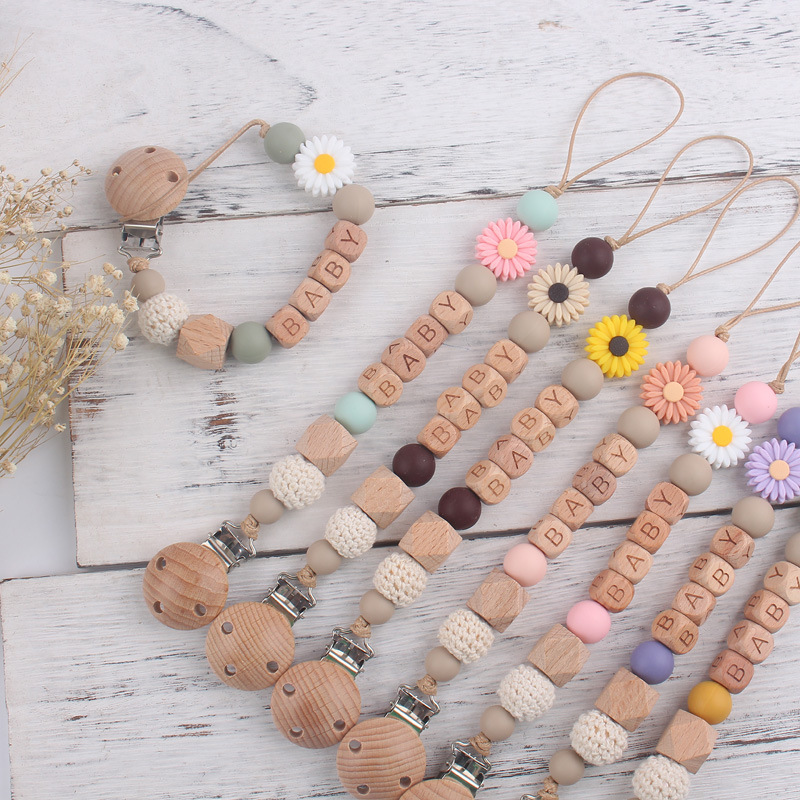 Clips de sucette en bois de Si - Baby Products Eco Friendly avis et prix
