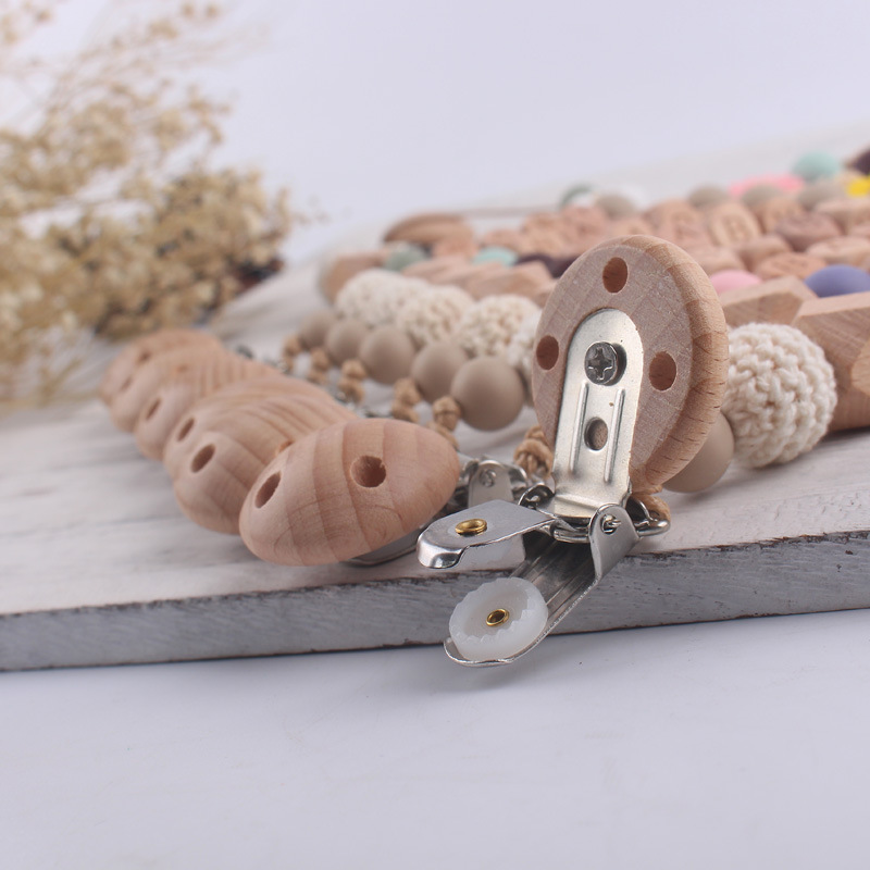 Clips de sucette en bois de Si - Baby Products Eco Friendly avis et prix